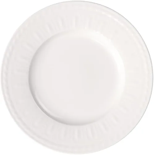 Villeroy & Boch Cellini - Plato llano, 10.5 pulgadas, porcelana premium, color blanco