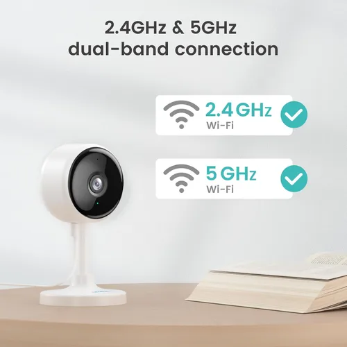 Miniatura 3 de litokam Cámaras interiores para seguridad del hogar con visión nocturna, cámara para mascotas con aplicación para teléfono, cámara de seguridad WiFi