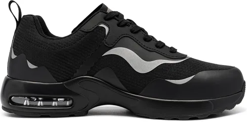 Miniatura 4 de LARNMERN Steel Toe Shoes for Men Air Cushion Safety Shoes Lightweight Industrial Construction Zapatos con Punta de Acero para Hombre