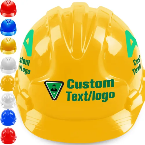 Miniatura 13 de Casco de seguridad personalizado para hombre, logotipo personalizado, construcción, casco, suspensión para el trabajo, hogar, protección