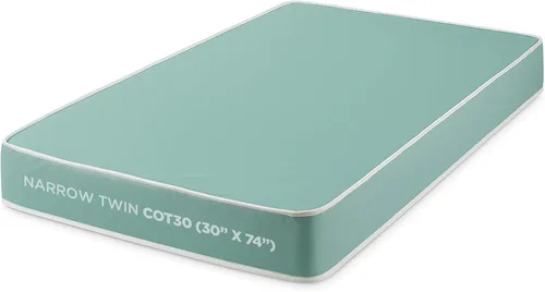 Colchón de espuma con funda de vinilo resistente al agua (COT30, 3 pulgadas)