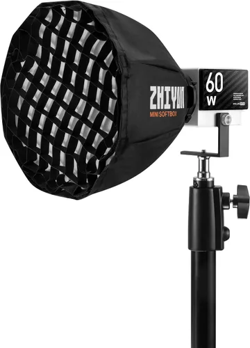 Miniatura 4 de Zhiyun Mini Softbox ZY Mount para ZHIYUN MOLUS G60 y MOLUS X100 COB LED Video Light