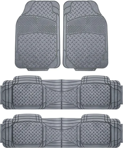 Miniatura 7 de Alfombrillas para automóviles color tostado beige sólido ClimaProof protección para todas las estaciones ajuste universal para la mayoría