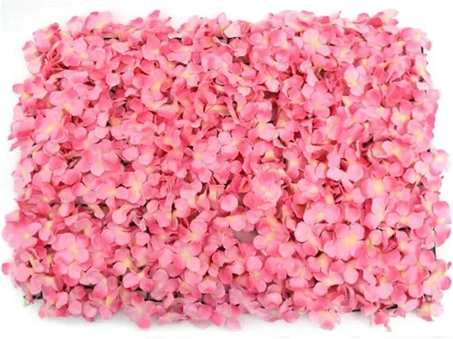 Miniatura 7 de TFCFL Paneles de pared de flores, 10 piezas de 16 x 24 pulgadas, telón de fondo artificial de rosa rosa, panel de pared floral rectangular