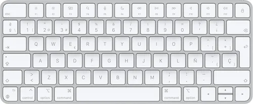 Apple Magic Keyboard: inalámbrico, Bluetooth, recargable. Funciona con Mac, iPad o iPhone; Español - Blanco