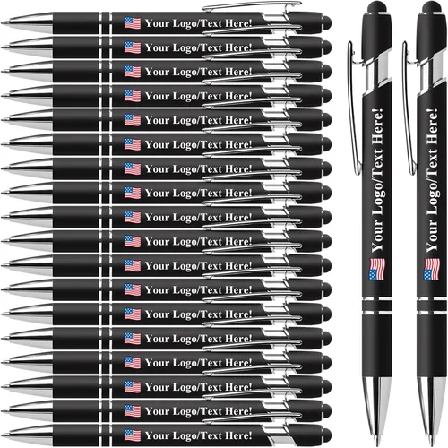 Miniatura 12 de Bolígrafos personalizados con lápiz capacitivo, bolígrafos personalizados impresos con tu logotipo o mensaje, ideales para regalos, promociones