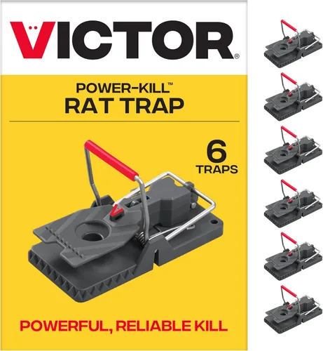 Miniatura 11 de Victor M144-2B Instant Power-Kill - Trampa reutilizable para ratas, fácil de instalar, 2 trampas
