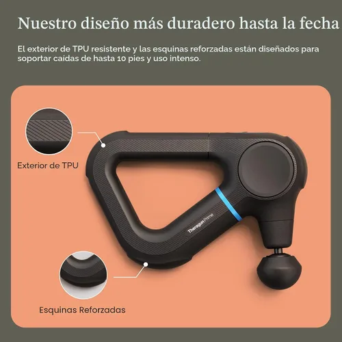 Miniatura 5 de TheraGun Therabody Prime (5ª generación) - Pistola de masaje de terapia de percusión de tejido profundo, habilitada para Bluetooth, masajeador