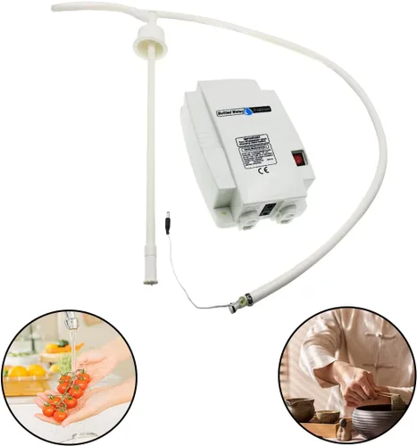 Miniatura 4 de TDRRICH Sistema de bomba de dispensación de agua embotellada de un solo tubo para refrigerador, bomba de agua eléctrica para cafetera, 5 galones, 25