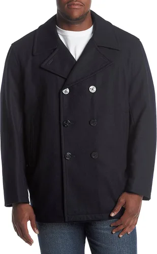 Miniatura 16 de Nautica Men's Wool Blend Peacoat – Double-Breasted Winter Coat, Regular, Big & Tall Sizes