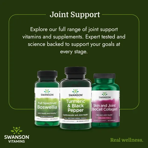 Miniatura 6 de Swanson Suplemento antioxidante prémium de cúrcuma y pimienta negra para adultos activos que buscan apoyo para las articulaciones, la digestión