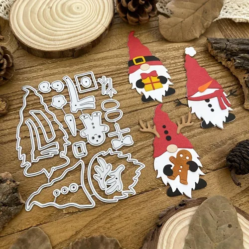 Miniatura 2 de Lapoo Troquel de corte de metal para álbumes de recortes, marco de fondos 3D, troqueles de corte para manualidades, decoración de tarjetas de papel