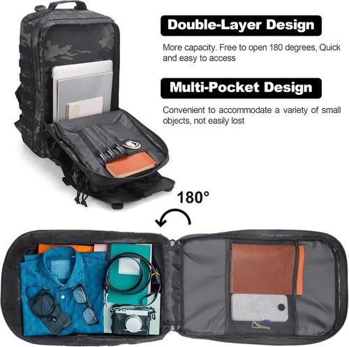 Miniatura 2 de Mochila para casco de motocicleta para hombres con portador de casco duro/almacenamiento, mochila de equitación, accesorios de motocicleta/regalos