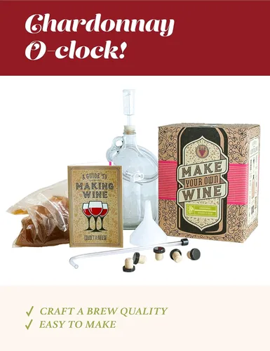 Miniatura 2 de Craft A Brew Kit para hacer Chardonnay para hacer caseros - Fácil para principiantes con ingredientes y suministros - Ultimate Wine Brewing