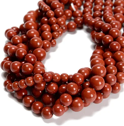 Miniatura 44 de 65 cuentas de jade blanco de 0.236 pulgadas, piedra natural, piedras preciosas redondas auténticas para hacer pulseras de bricolaje, joyas, cuerdas