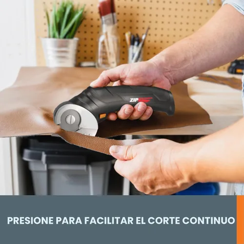 Miniatura 7 de Worx Zipsnip - Tijeras eléctricas inalámbricas, cortador de caja de cartón recargable, tijeras de tela potentes de 4 V con 2 cuchillas de seguridad