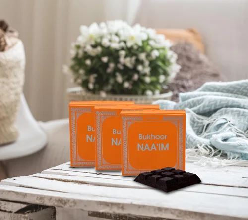 Miniatura 4 de ARABIYAT Oud Bakhoor Naaim Best árabe - Ladrillos de incienso árabe Bukhoor Exótico aroma oriental amaderado y almizclado perfecto para oración