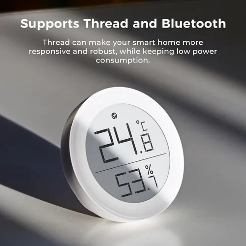 Miniatura 3 de Qingping Termómetro Higrómetro Sensor Funciona con HomeKit (Solo Funciona con iOS), Monitor Inalámbrico de Temperatura y Humedad