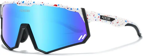 Miniatura 17 de Gafas de sol deportivas polarizadas UV400 para hombres y mujeres, gafas de ciclismo resistentes al viento para conducción, carrera, golf, lentes