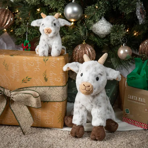 Miniatura 6 de The Petting Zoo Peluche de cabra de peluche, regalos para niños, animales de granja Wild Onez, juguete de peluche de cabra de 12 pulgadas