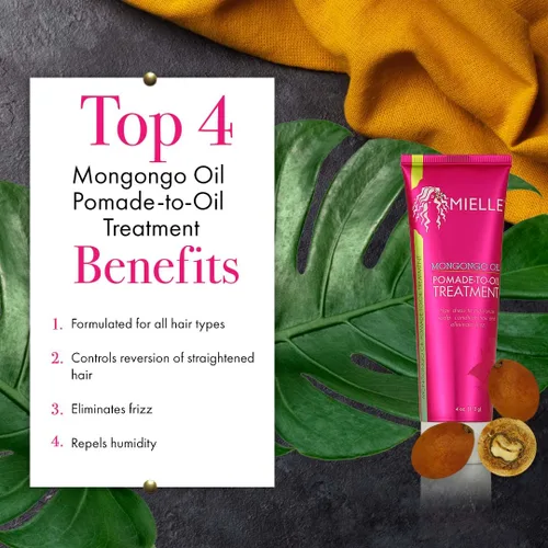 Miniatura 4 de Mielle Organics Tratamiento de pomada a aceite de Mongongo, 4 onzas