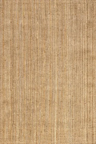 Miniatura 3 de nuLOOM Ashli - Alfombra decorativa de yute sólido tejida a mano, 2 x 3 pies, natural