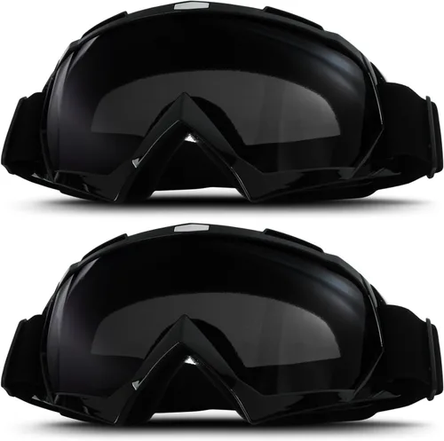 Miniatura 8 de Gafas de motocicleta ATV para motocross, para bicicleta de tierra, antiarañazos, UV400, protección para los ojos, gafas para todoterreno