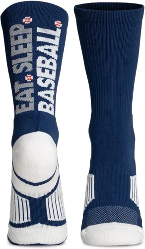 Miniatura 8 de ChalkTalkSPORTS Calcetines Crew de Rendimiento de Béisbol - Calcetines Boston - Jóvenes y Adultos - Calcetines de Béisbol a Media Pantorrilla