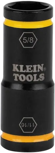 Miniatura 13 de Klein Tools 66074 Impact Driver Flip Socket, tamaños de 3/4 y 13/16 pulgadas, uso con llaves de impacto compactas Klein Tools BAT20CW, BAT20CW1