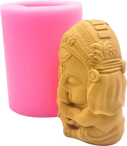 Miniatura 2 de Redxin Buddha - Molde de silicona para jabón y velas de 3.6 pulgadas para fabricación de velas y jabón hecho a mano