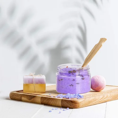 Miniatura 5 de Eternal Moment - Paquete de 36 tarros de plástico redondos transparentes de 1 oz con tapa, recipientes cosméticos perfectos para loción, crema