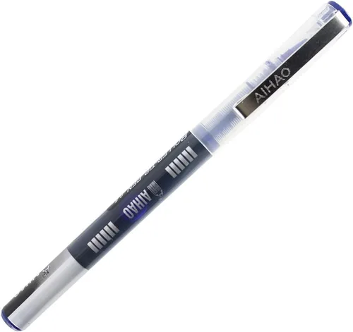 Miniatura 5 de Gullor Bolígrafos de bola rodante, punta de 0.020 in, tinta azul, paquete de 12 (AH-2001)