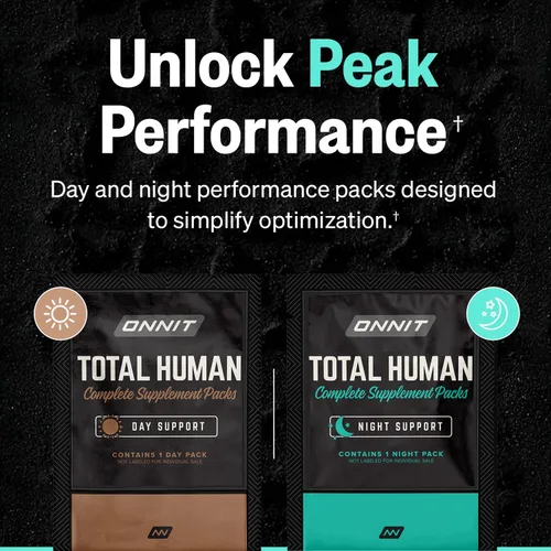 Miniatura 2 de ONNIT Total Human - Paquetes diarios de vitaminas para hombres y mujeres (paquete de 60) – 10 veces más que tu multivitamínico – repleto