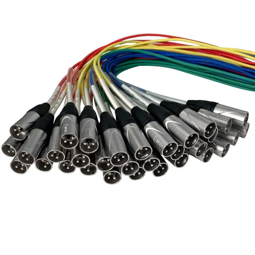 Miniatura 5 de Seismic Audio - SARMSS-32x1010-32 Canales XLR TRS Combo Splitter Snake Cable - Dos troncos XLR de 10