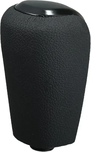 Miniatura 5 de X AUTOHAUX Pomo de palanca de cambios automático para Toyota Land Cruiser Prado para Lexus GX460 2010-2013 2015-2019 piel sintética negra corta