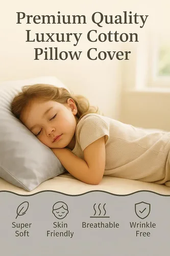 Miniatura 8 de COTTON STICH™ Juego de 2 fundas de almohada para niños pequeños de 12 x 16 pulgadas, 100% algodón de 600 hilos, fundas de almohada suaves y Gris