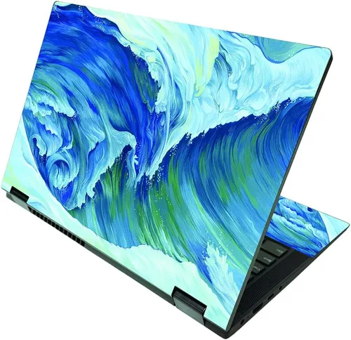 Miniatura 13 de MightySkins Skin compatible con Lenovo IdeaPad Flex 5 2 en 1 de 15 pulgadas (2021) - Angry Ripple Funda protectora de vinilo duradera y única