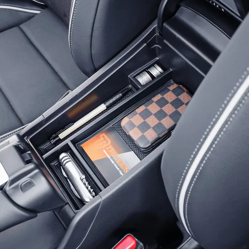 Miniatura 5 de TACORBO - Organizador de consola central compatible con accesorios Honda HRV 2023 2024 2025 2026, caja de almacenamiento secundaria