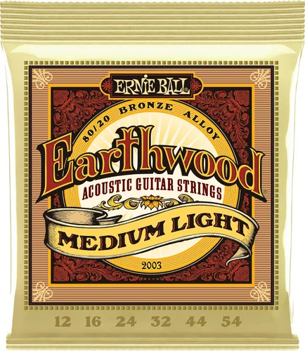 Miniatura 11 de Ernie Ball - Cuerdas personalizadas para guitarra acústica Earthwood de bronce 80/20, calibre medio, calibre 12.5-56 (P02005) (Paquete de 2)