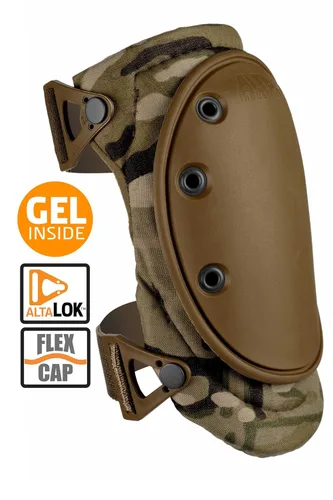 Miniatura 2 de ALTA 50453.16 AltaFLEX Almohadilla protectora de rodilla con inserto de gel de alta resistencia, tela de nailon Cordura MultiCAM, sujeción AltaLOK