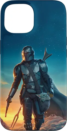 Miniatura 6 de iPhone 11 Pro Max Star Wars The Mandalorian and Grogu Sunset Poster Case