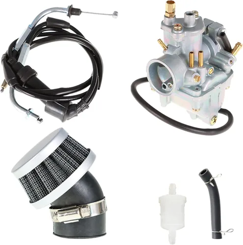 Miniatura 6 de WFLNHB Repuesto de carburador para Yamaha PW80 Y-Zinger Big Wheel 80 BW80 Dirt Bike con cable de acelerador de filtro de aire