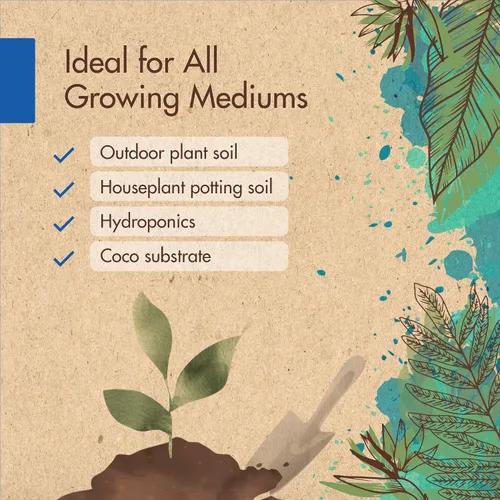 Miniatura 4 de Enzimas vegetales para plantas de interior y exterior – Alimento hidropónico para plantas para aumentar los nutrientes – Fertilizante potenciador