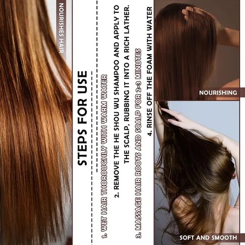 Miniatura 6 de 3 barras de champú para oscurecer el cabello, barra de champú oscuro para cabello gris, jabón de champú para hombres y mujeres