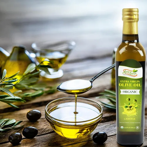 Miniatura 4 de Aceite de oliva virgen extra orgánico USDA – tarro de vidrio de 33.8 fl oz – prensado en frío, certificado Kosher, primera prensa en frío, calidad
