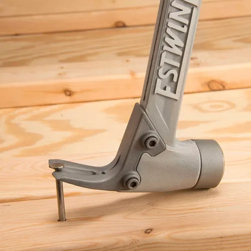Miniatura 6 de ESTWING AL-PRO Martillo de Encuadre de Aluminio - 14 oz Garra Recta Rasgadora con Cara Fresada y Agarre de Reducción de Impactos - ALBLM