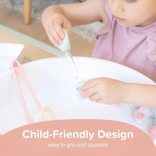 Miniatura 3 de Inspire My Play 6 x Goteros Líquidos Naturales para Manualidades Infantiles - Pipetas de Juego Sensorial para Niños - Juguetes y Accesorios de Juego