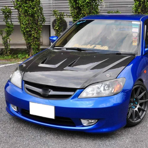 Miniatura 2 de CNNELL Conjunto de luces antiniebla para parachoques delantero izquierdo y derecho compatible con Honda Civic 2004-2005 Lente transparente