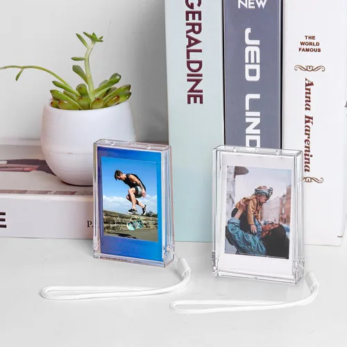 Miniatura 3 de Rieibi Estuche de almacenamiento para fotos Fujifilm Instax Mini Evo/12/11/9/8/7+/99/90/40/Link 3 pulgadas Film Photo – Caja de almacenamiento