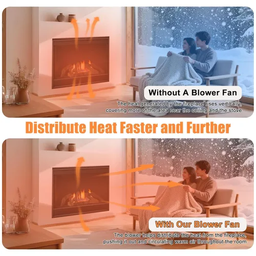 Miniatura 6 de Criditpid 910-157/P - Kit de ventilador de chimenea para insertos de chimenea Regency y estufa de leña, Hampton HI300, Osburn, chimeneas Valley